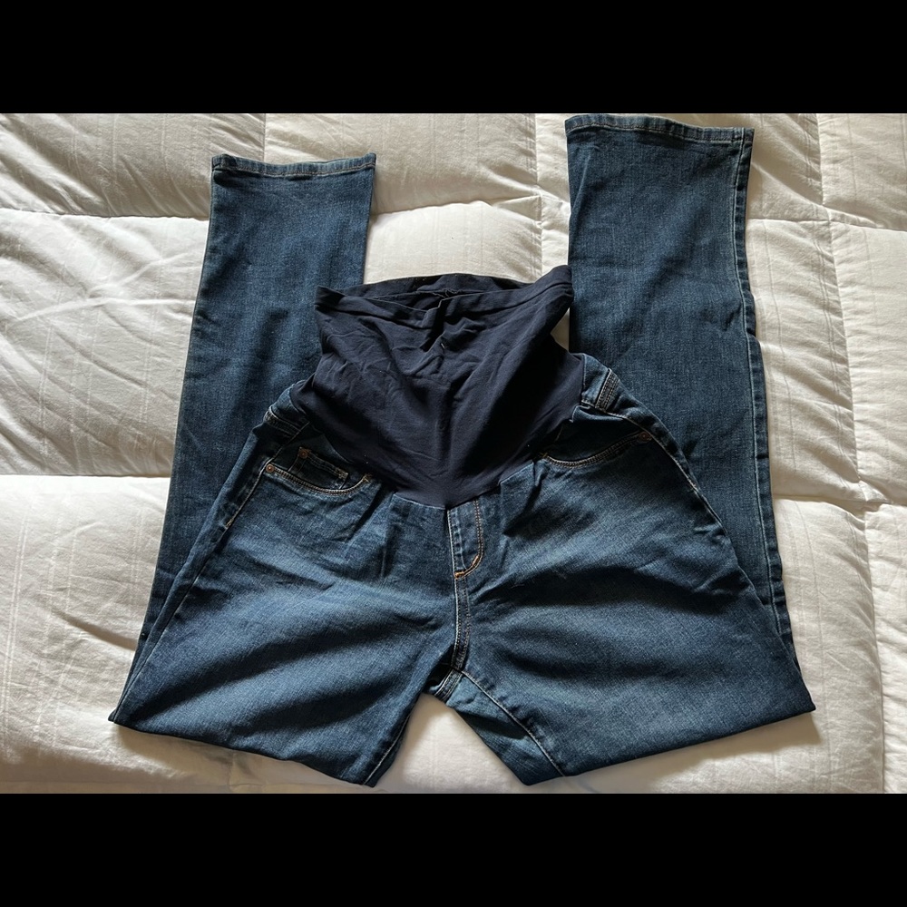 Indigo Blue maternity jeans straight/bootcut XL long